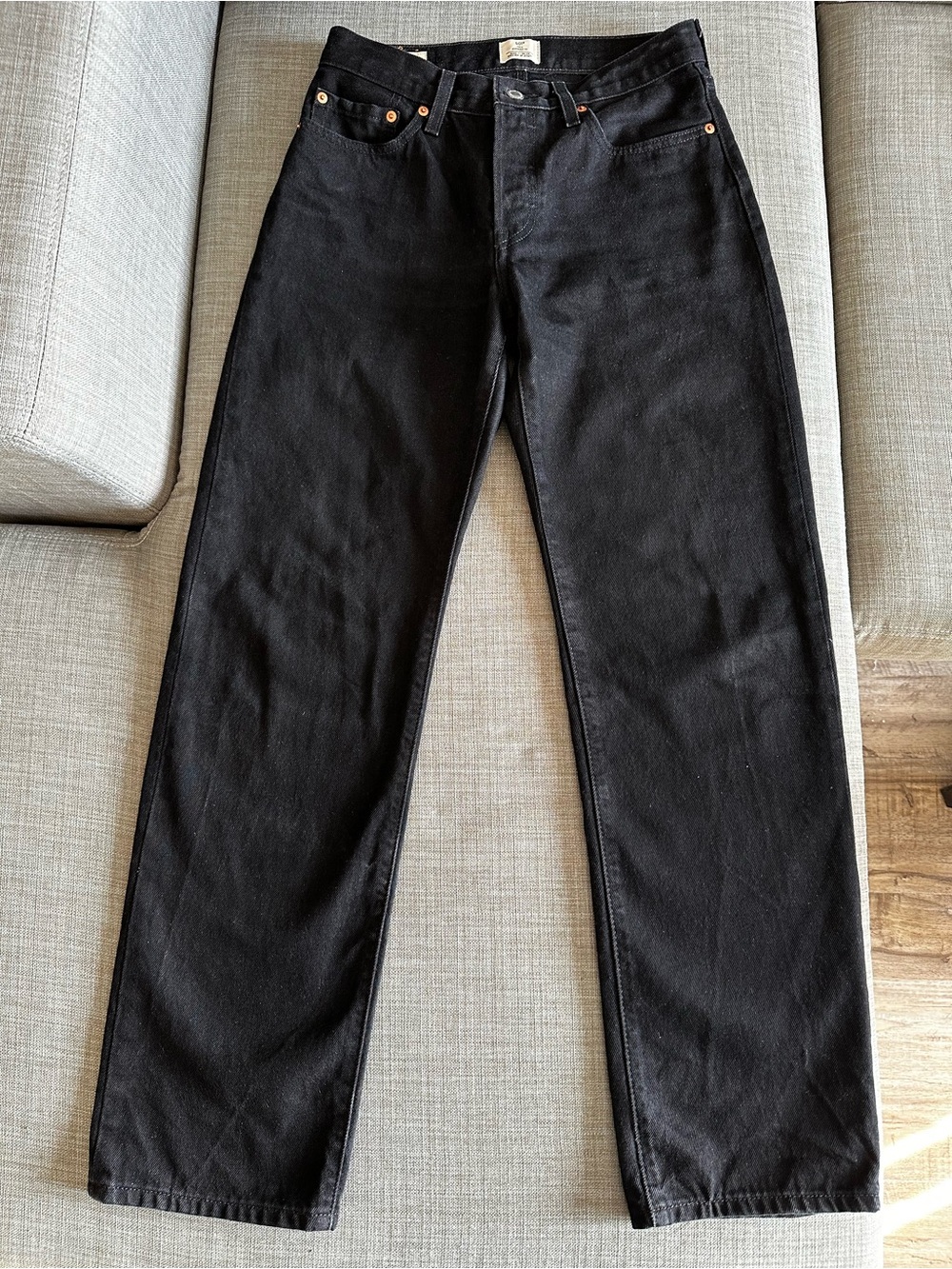 Levi's Premium 501 '90s Women’s Jeans - Solid Black (W27 L32)